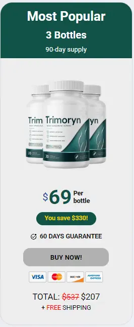 Trimoryn 3 Bottle Price